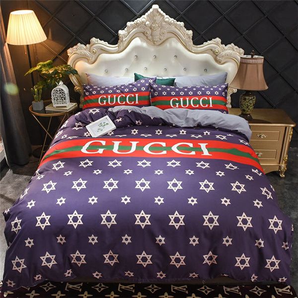 Star Geometric Patterns Colorful Bedding Set Stipe Bedding Suits