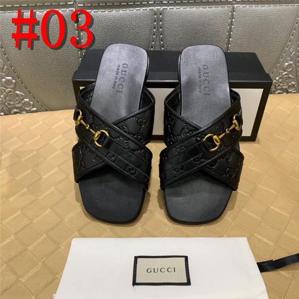 

20fw flat soft genuine leather slippers 2019 slides beach luxury summer italian designer shoes men woven sandals slip on con19, Blue;gray
