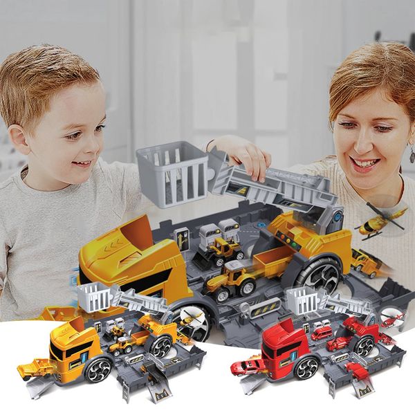 

sm6 in 1 engineering building blocks model toys diy infant children's educational small particles plastic building blocks