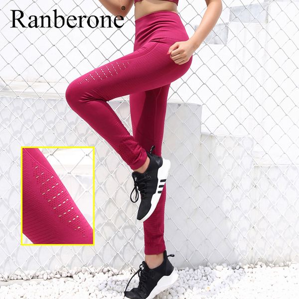 

sport leggings women gym high waist push up yoga pants jacquard fitness legging running trousers woman tight sport pants, White;red