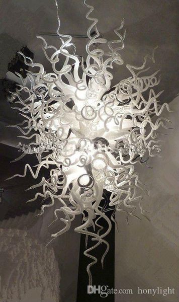 

contemporary large chandelier italy murano glass chandeliers white and black glass led pendant lighting for new house decoration