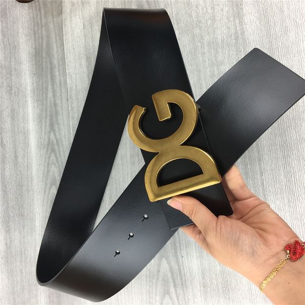 

luxury luxury belt classic fashion lady runway belt buckle smooth buckle leather belt black and red bandwidth 7cm2019 seller a-085654, Black;brown