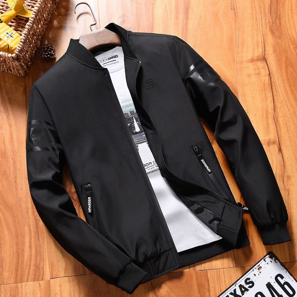 

men's jackets 2021 autumn winter bomber casual male pilot baseball man outwear windbreaker jacket mens slim coats, Black;brown