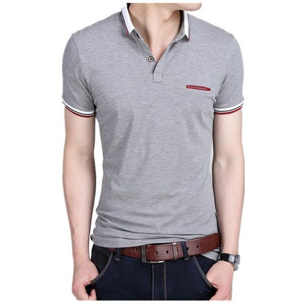 

men polo shirt fashion polos homme slim fit short -sleeve camisa polo shirts men 's summer &tees fitness, White;black
