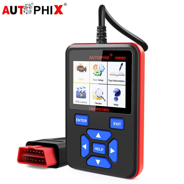 

auix om580 obd2 scanner multi-language auto diagnostics engine code reader obd 2 automotive scanner car diagnostic tools