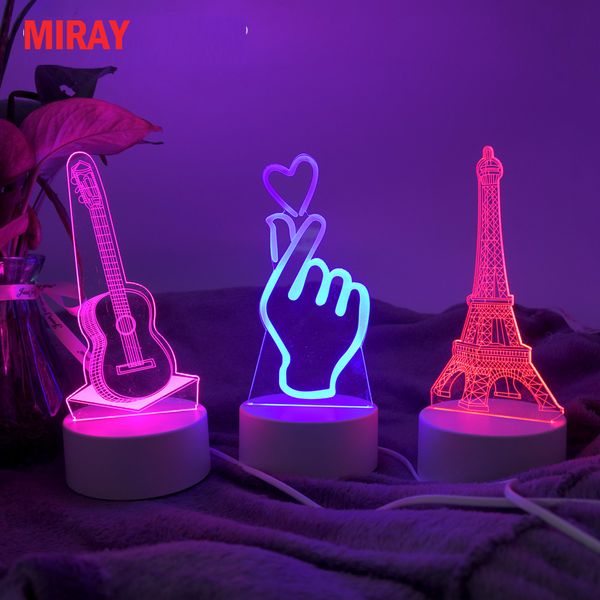 

led lamp creative 3d led night lights novelty illusion night lamp 3d illusion table lamp for home decorative light