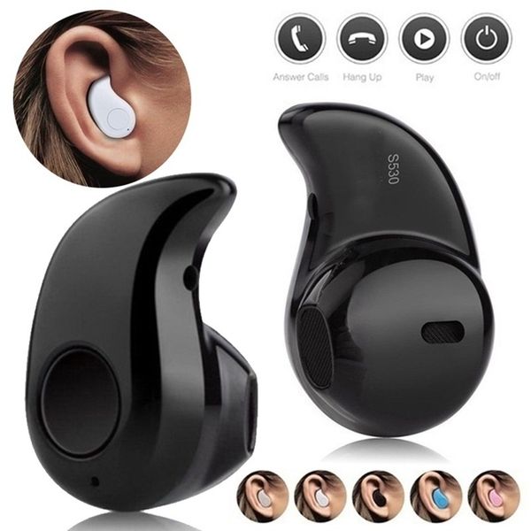 

1pc mini invisible ultra small bt 5.0 stereo earbud in-ear headset with microphone support hands-for smartphones perfect for listening