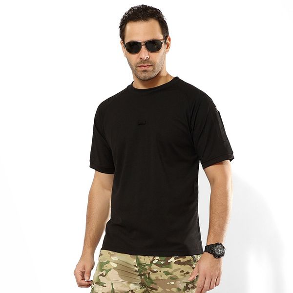 

outdoor men's camping tactical t-shirt plus size 17 color optional breathable quick dry t-shirts trekking hunting hiking t-shirt, Gray;blue