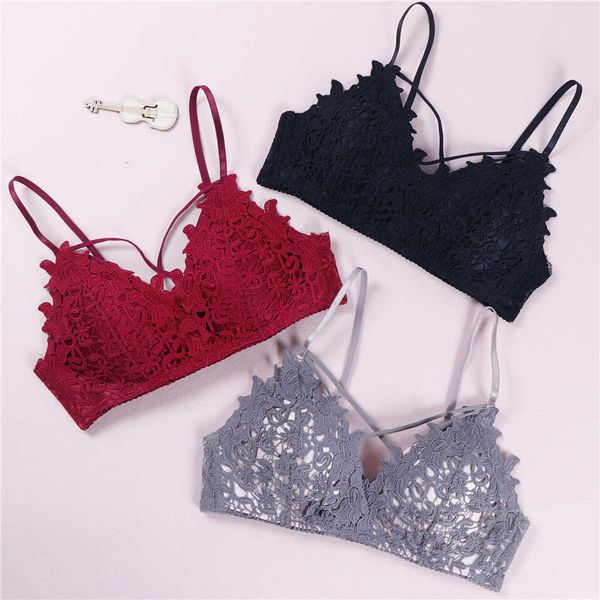 

new lace underwear seamless comfortable women bra fine embroidery lovely girl push up bra womens underwear, Red;black
