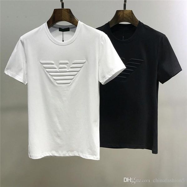

2020 new luxury mens t shirt men women casual black white shirt summer t shirt fashion streetwear short sleeve size m-xxxl qq12