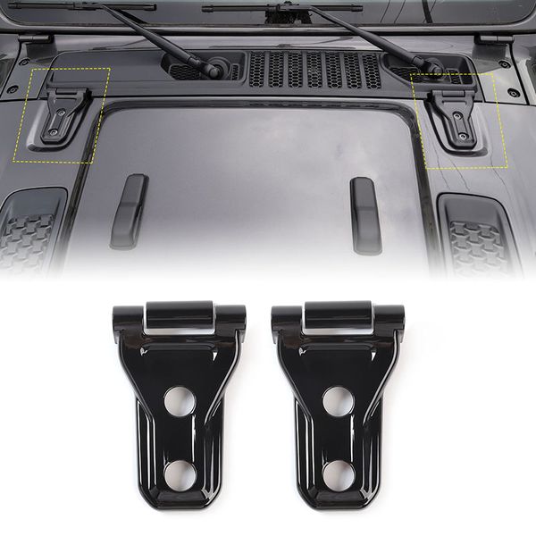 

black abs door hinge version 4door decoraion cover for jeep wrangler jl 2018 factory outlet auto exterior accessories