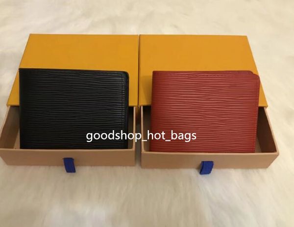 

wallet short wallets card holders designer brand men wallets famous for men women purse clutch bags070, Red;black