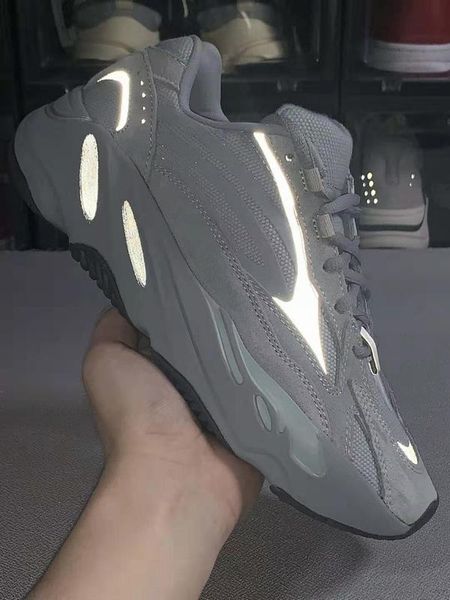 

700 v2 hospital blue running shoes men women 3m reflective sports shoes