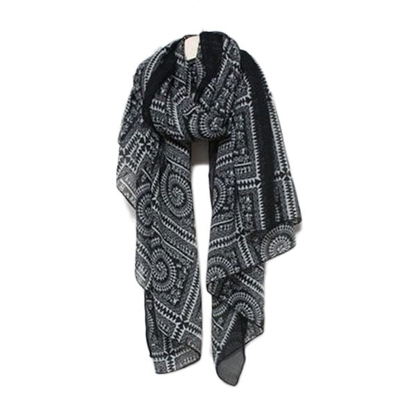Hot Sale Lady Women Vintage Long Soft Printed Scarves Shawl Wrap