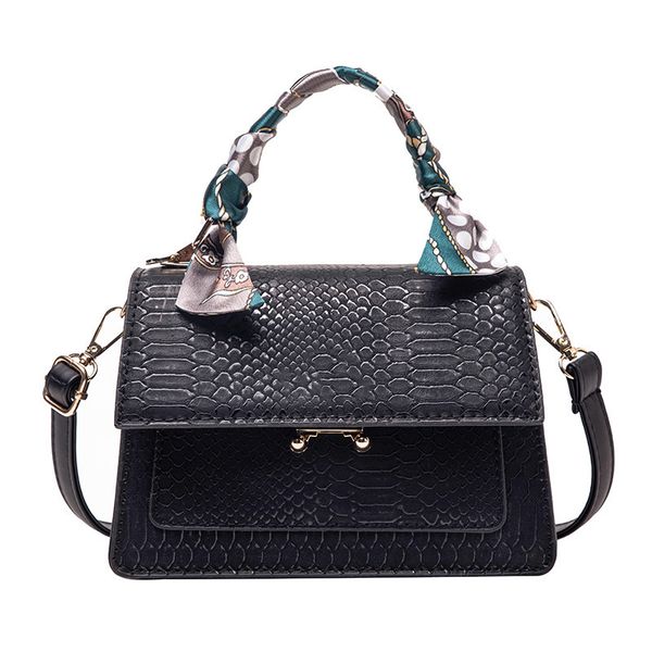 

конструктор сумки кошелек плеча сумка классической моды кроссбоди крокодил зерно женщины 2020 новый стиль сша стиль леди мешок brw