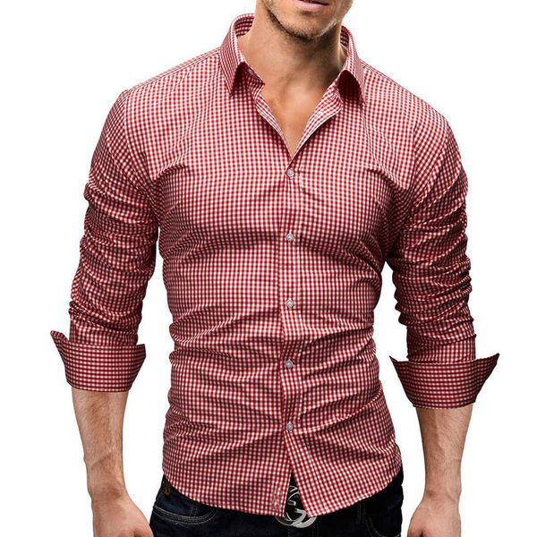 

plaid printing mens shirts long sleeve turn-down collar plus size mens designer shirts new arrival teenager clothing, White;black