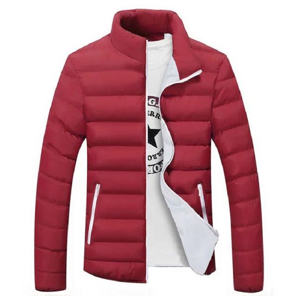 

plus 6xl red winter thick jacket sport coat men long sleeve zipper gym coat men fitness clothing running jacket male sportswear, Black;red