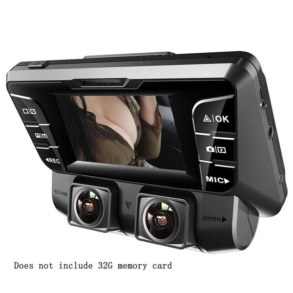 

v28 hd lens camera car dvr dash cam 4k uhd wifi double cameras 110 degree wide angle camera