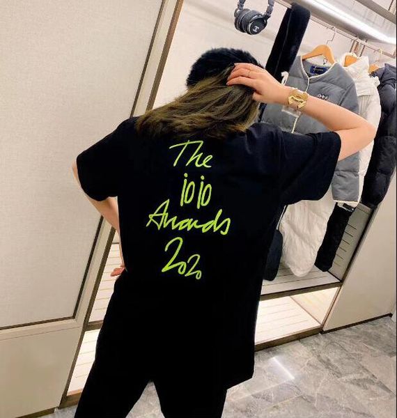 

франция дизайнерские футболки для мужчин футболки 20ss летний бренд футболка с длеттер вышивка роскошные повседневные мужские топы парижская, White;black