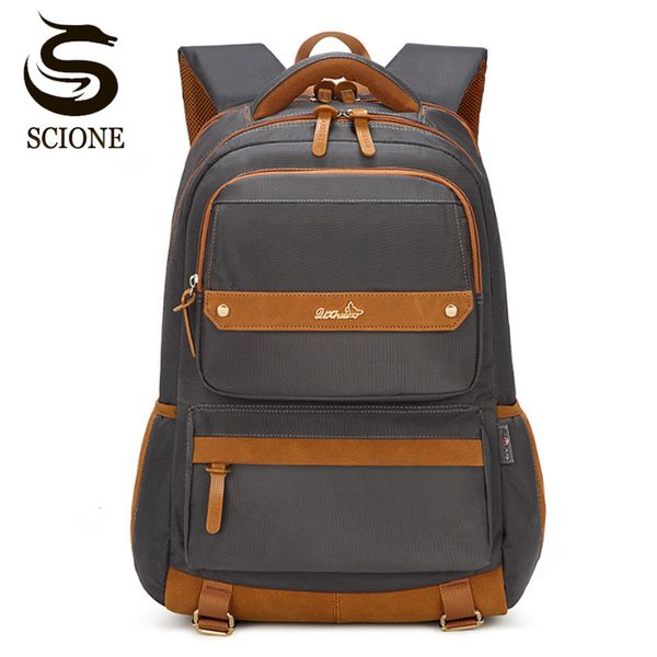 

men's backpack large capacity waterproof computer lapbackpacks travel back pack school shoulder bags business rucksack