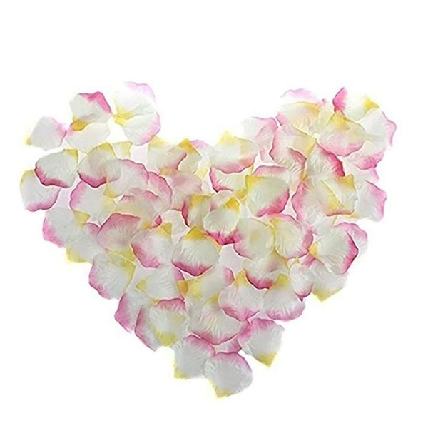 

1000pcs rose petal artificial flower silk rose petal for table confetti wedding party favor bridal shower decoration