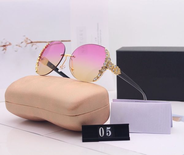 

summer pearl womens sunglasses fashion woman sunglasses beach glasses uv400 model 05 8 colors with box, White;black