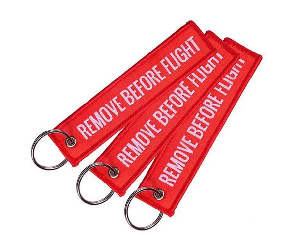 

remove before flight keychain color air pendant embroidered aviation children gift woven keyring commemorative keychain dc046, Silver