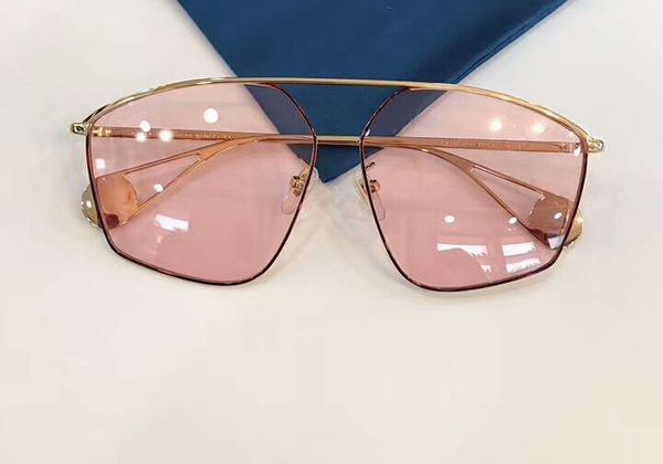 

sonnenbrille brown gold fashion so sunglasses pilot sunglasses women 0437/sa with box mens lenses new de gafas ftglx, White;black