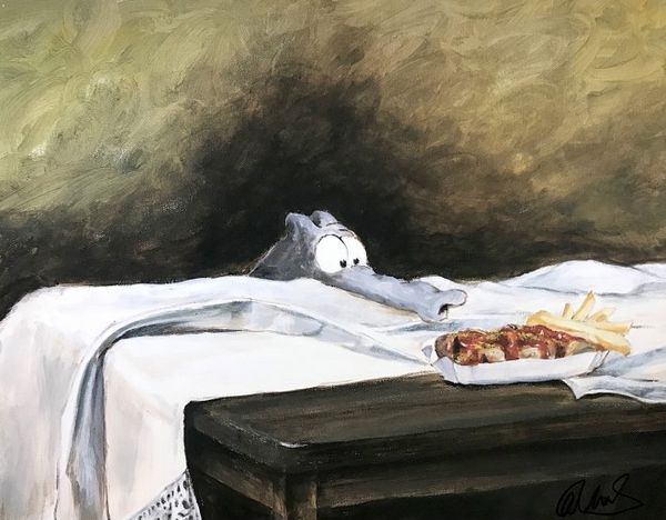 

отто waalkes zarte versuchung home decor расписанная hd печать картина масло на холст wall art холст картинки 200221