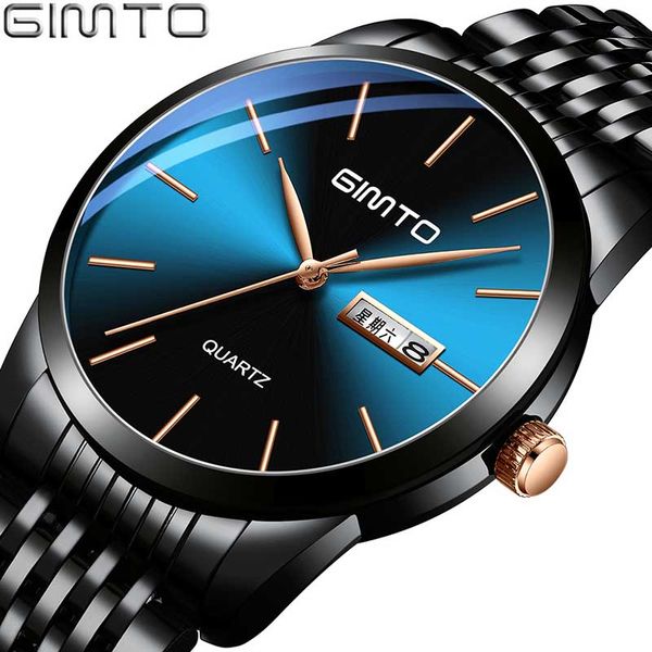 

gimto brand men witch retro steel belt couple quartz movement quartz watch male relogio masculino watch, Slivery;brown