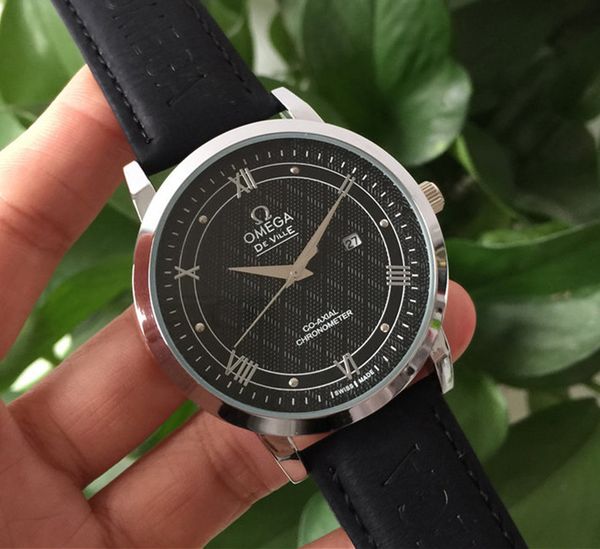 

2019 новые кварцевые водонепроницаемые кожаные мужские часы военные спортивные му