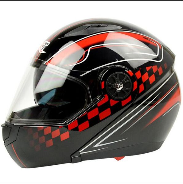 

new arrival gxt men four season modular helmet double lens full face electric safety helmet full cover helmets