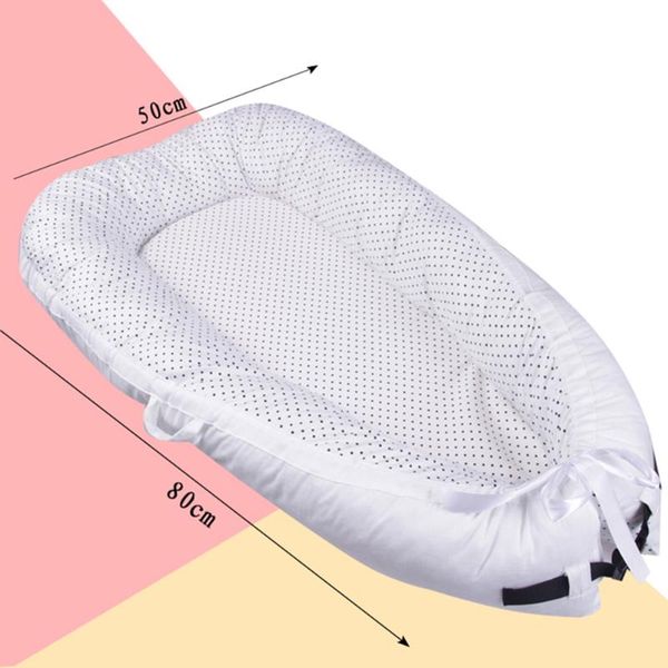 

newborn lounger bionics bed portabel baby nest sickness bed crib cot sleeping artifact travel beds with bumper baby
