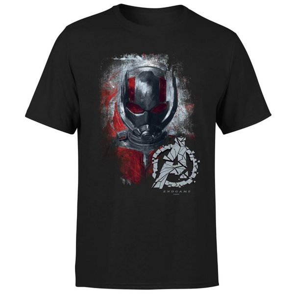

endgame ant man brushed men's t shirt short sleeve hip hop tee t shirt tee white o neck cotton t-shirt plus size, White;black