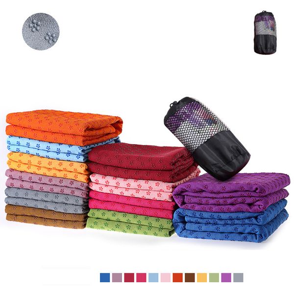 

yoga mat anti-slip towel environmental protection ultra-fine fiber yoga mat portable folding machine exercise blanket towel
