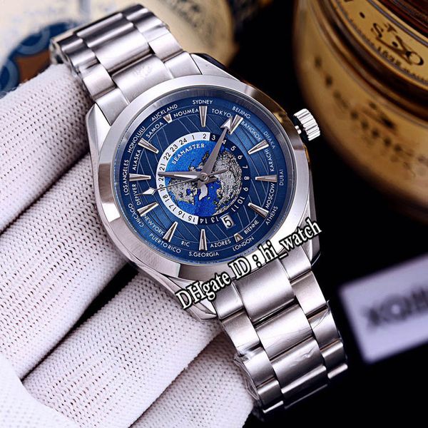 

new aqua terra 150m swiss quartz mens watch steel case blue dial stainless steel bracelet 220.10.43.22.03.001 watches hi_watch e303b2, Slivery;brown