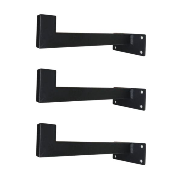 

3xindustrial scaffold board shelf bracket for living room balcony decor 25cm
