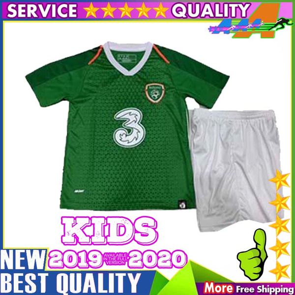 

19 20 ireland occer jer ey kid kit muller clark whelan republic of ireland national team home jer ey brady maguire football uniform