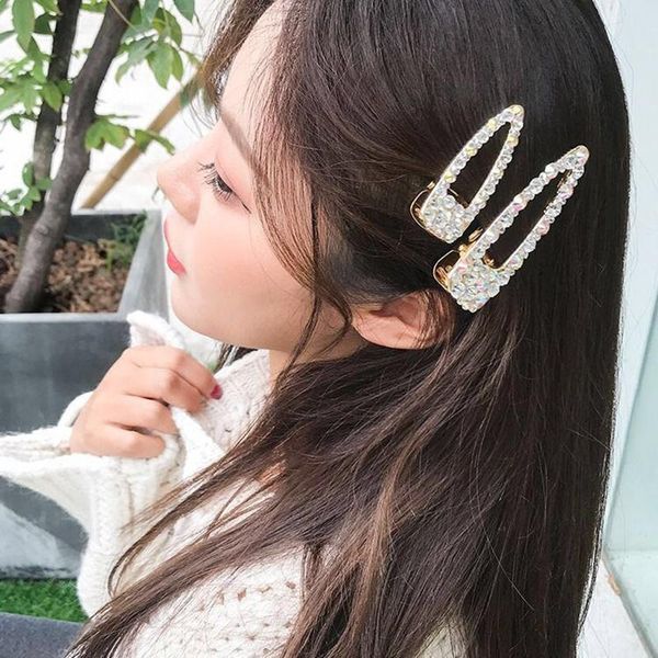 2019 Fashion Crystal Hairpins Big Hair Clip For Women Girls