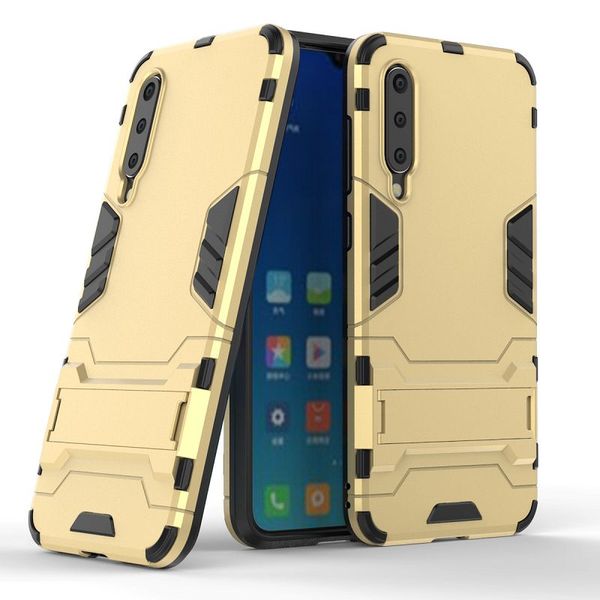 

Iron armor phone ca e for xiaomi cc9 cc9e mi a3 redmi 7 note 7 note 7pro tpu pc 2 in 1 phone ca e with kick tand for mi9 9 e k20 k20 pro