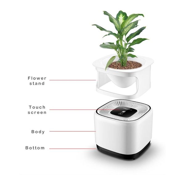 

nobico j008/ j009a table use 3-layer filtering negative ion air purifier/ nobico 3-layer composite filter smart home accessories