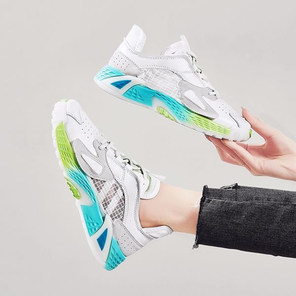 

небольшие белые туфли 2020 летние новых девочек полые сетки дышащая случайные спортивные туфли моды женской обуви 35-40, Black