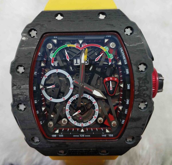 

LCD19 Дизайнерские часы McLaren F1 Движение часы Роскошные часы .RM 50-03 .Отель материал изготовлен из NTPT углерода fiber.Multi-функциональный автом