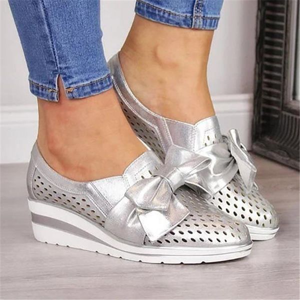 

puimentiua bow women flats platform shoes woman loafers fashion women's slip on shallow pu casual shoes zapatos de mujer 2019, Black