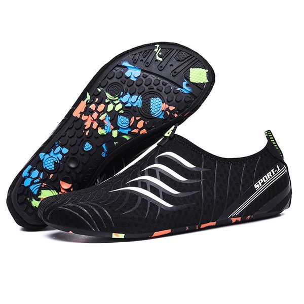 

new summer water shoes breathable mesh soft beach aqua barefoot shoes size 49 outdoor sneakers for swimming diving non-slip