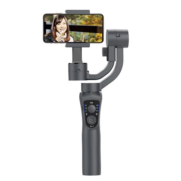 

смартфон видео handheld стабилизатор 3-axis карданный подвес с фокус масштаб кнопки для smart phone видео face tracking визуальный съемки au