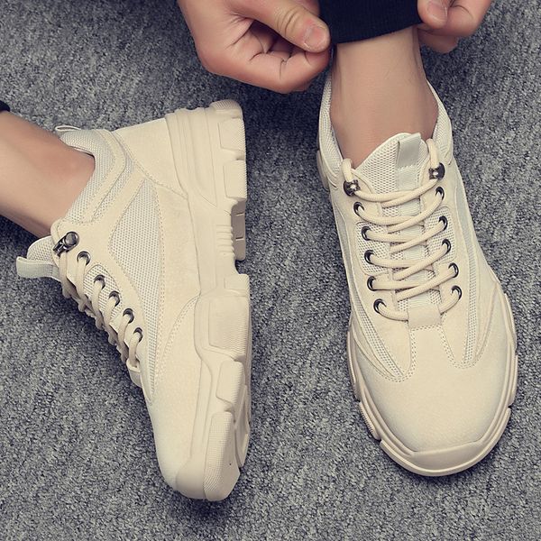 

Martin boots men's British fashion high top work boots military boots leather comfortable breathable men's casual shoes