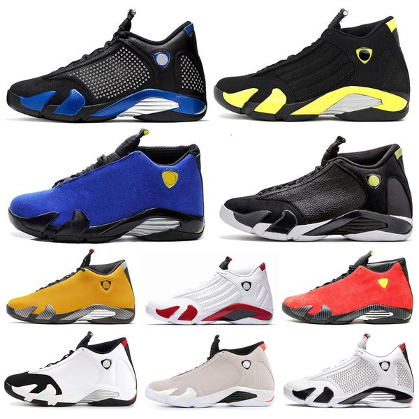 

2019 fashion 14 14s varsity royal men basketball shoes university gold red candy cane desert sand thunder mens trainer sports sneakers