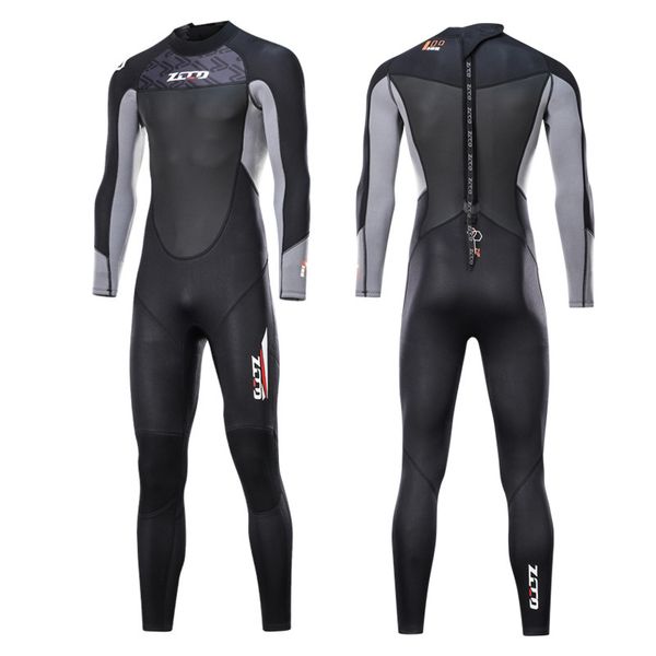 

zcco new professional diving suit men's diving suit 3 mm conjoined thickening warm deep snorkeling surfing suits female