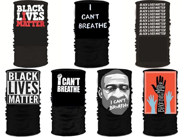 

i cant breathefestival smoke printing masks magic scarves motorcycle bicycle half face mask ghost scarf multi use neck ghost half face #418, Black